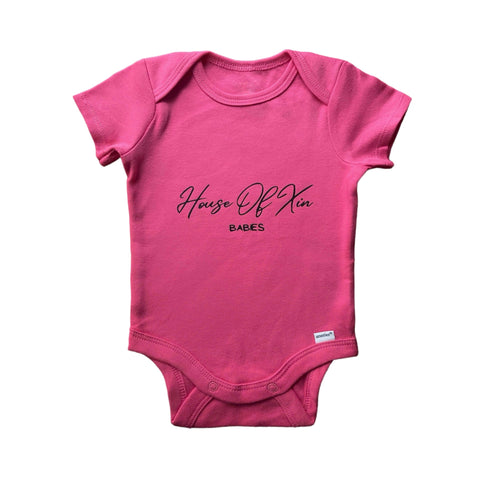 “Pink Rose” onesie